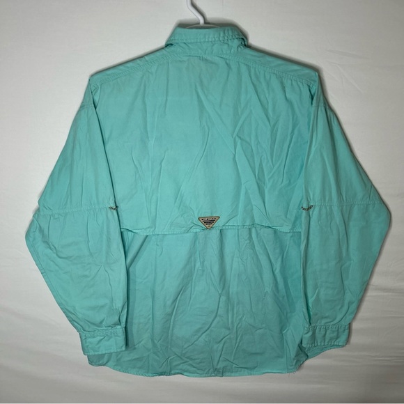 Columbia Shirt Mens XL PFG Fishing Casual Short Sleeve Button Up Pockets Vented - Picture 2 of 10